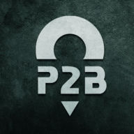 logo P2B fond stylisé